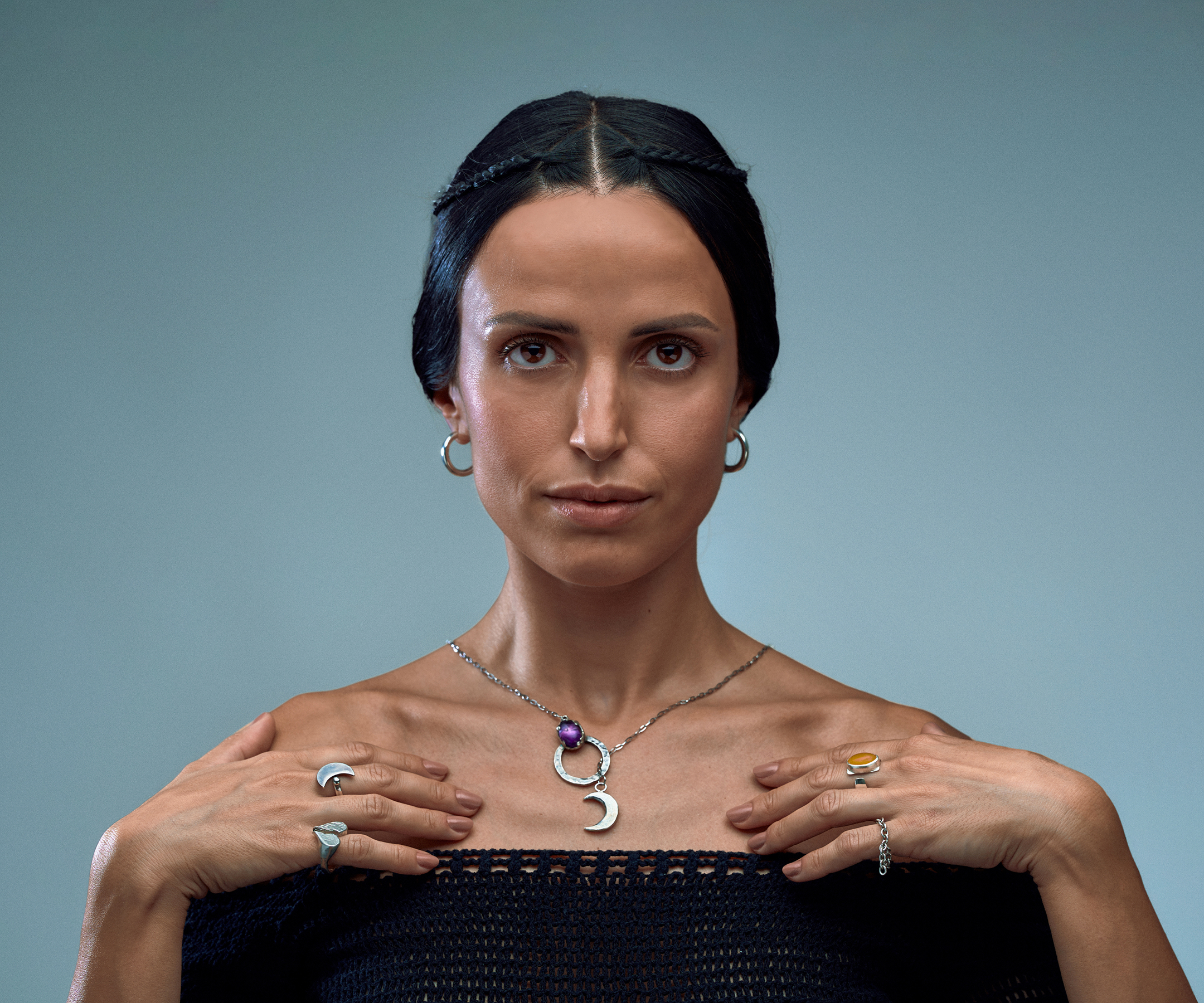 Rhythm chapter cover: Indigo handcrafted sterling silver jewelry inspired by nomadic freedom and moonlight