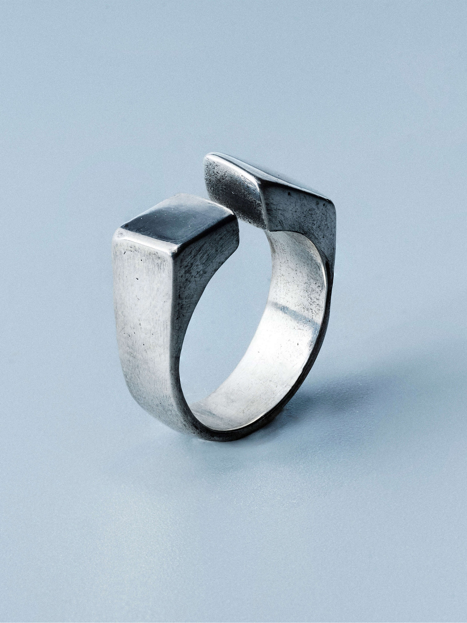 Axis ring, handcrafted sterling silver 925 by Indigo